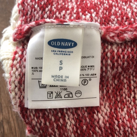 Wool hat colour pink and milky colour size small brand old navy - Picture 3 of 9